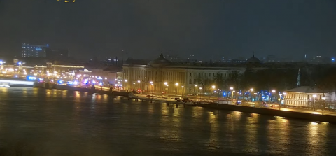 Прямой эфир Дворцовой набережной в Санкт-Петербге