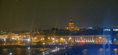 Прямой эфир веб-камеры: Петропавловская крепость на Васильевском острове