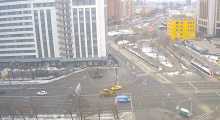 Вид с камеры: Площадь Крестьянская Застава, Волгоградский проспект, Москва