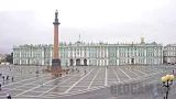 Вид с камеры на Дворцовую площадь, Санкт-Петербург